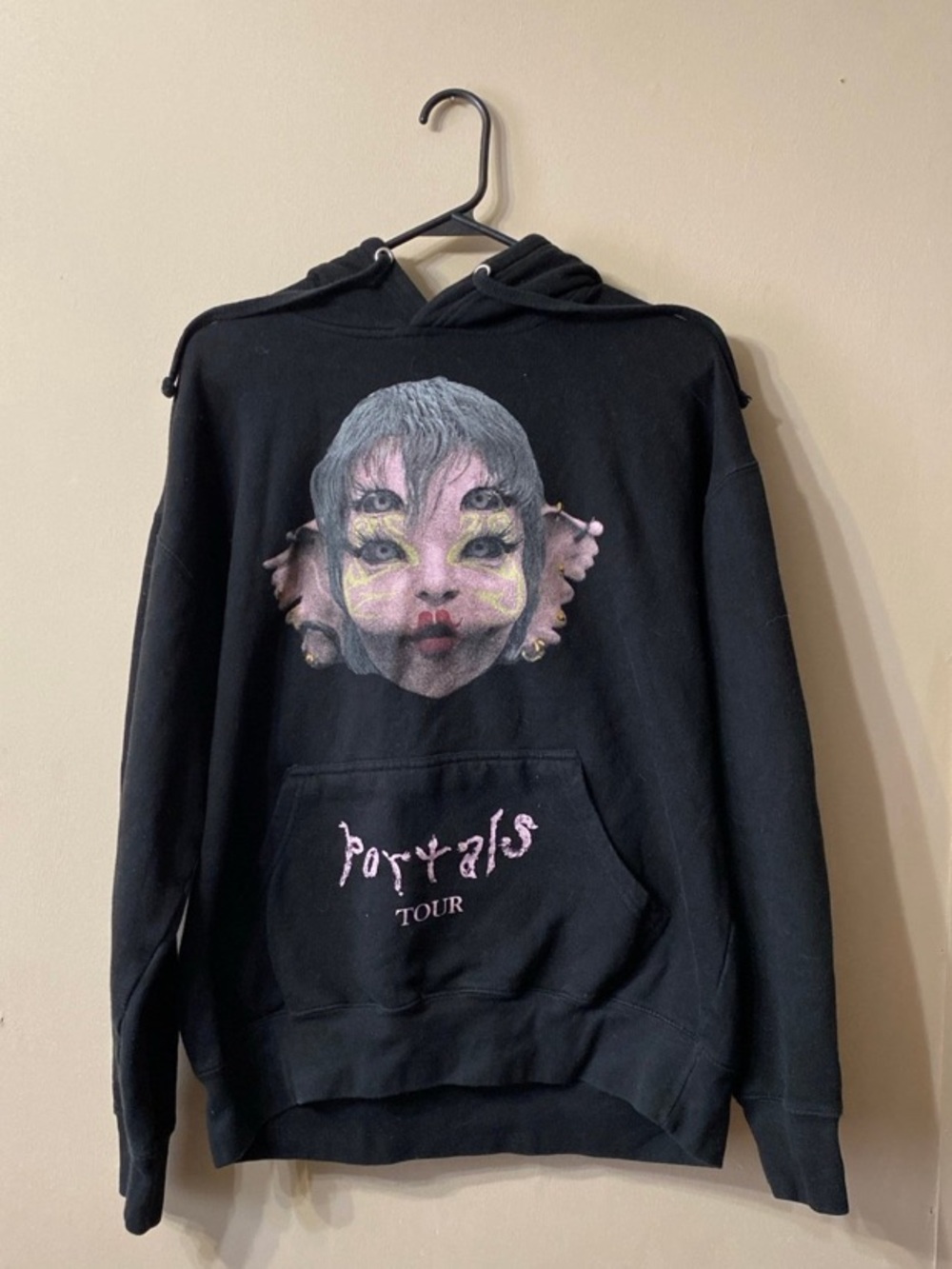 Melanie Martinez Black Graphic Hoodie Sweater - 'Portals' Tour Design